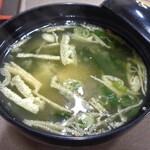 玉の湯旅館 - 朝食（味噌汁）