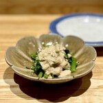 洋食 おがた - クレソンおひたし ゴマソース