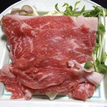 玉の湯旅館 - 夕食（豆乳しゃぶしゃぶ）