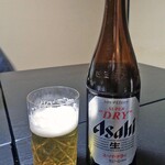 玉の湯旅館 - 夕食（瓶ビール）