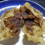 玉の湯旅館 - 夕食（天ぷら饅頭）