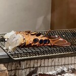 温石 - 炭火であぶります。胸の脚がパタパタパタ