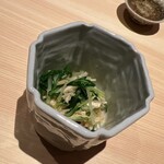 温石 - 箸休めの辛子菜のお浸し