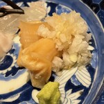 温石 - 愛知の白ミルには玉葱の微塵切りを合わせました