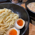 麺処 花田 - 味噌つけめん+味玉(1,050円+130円)