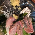 魚のてらさか - アジの刺身