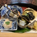 日本料理 新茶家 - 大好きな八寸　将に桃源郷