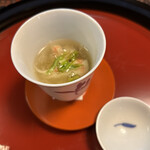 日本料理 新茶家 - 楚蟹の蕪蒸　バッケの苦み