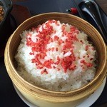 四川菜麺 紅麹屋 - 麻婆豆腐の紅麹ご飯