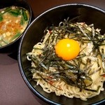 おおぜき中華そば店 - 【限定】台湾つけそば・ニンニク少な目（800円）