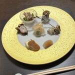 星乃 - 前菜七点盛り