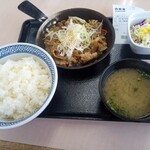 Yoshinoya - 塩カルビ定食御飯大盛り688円