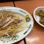 日高屋 - 料理写真:ネギチャーシュー、ザーサイ