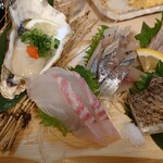 鮨ト酒 遠囲屋 - 刺身五種盛り