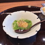 鮨 くまくら - 甘鯛と菜の花の餡掛け