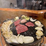 北海道産ひつじ肉炭火兜ひつじ×烤羊肉 - 