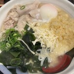 Shouzan - 豚チーズうどんに元気玉トッピング