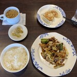 Bamiyan - 中華満腹定食の回鍋肉