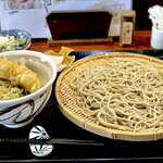 Sobakiri Musou - 『ざるそば小天丼セット』そば大盛り