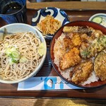 Takino An - 牡蠣と野菜の天丼ランチ¥1100-