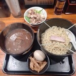Manosu - つけ麺(醤油)(890円)
                        クーポン〔味玉〕
                        
                        チャーシューごはん(240円)