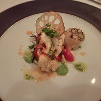 RISTORANTE REGA - カナダ産オマール海老と帆立のグリル