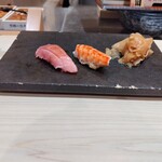 銀座のみこ寿司 - 中トロ、海老