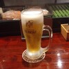 炭火焼 鳥八 - 生ビール