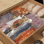 鮨処 池上 - この日の魚介