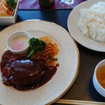 Nisentoandoryusugorufukurabujapan - 手捏ねハンバーグ定食 追加差額 600円