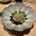 鮨処 池上 - 蟹身の蟹味噌和え