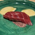 鮨処 池上 - 下田須崎159kg 鮪の17秒漬け 新潟魚沼の山葵