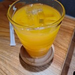 Kominka Kafe Sora7 - おにぎりモーニング(オレンジジュース)