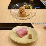 鮨鷹 - カンパチ、あん肝（※追加） 