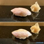 鮨鷹 - 苫小牧産ヒラメ＆八角