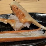 鮨処 池上 - 香住の松葉蟹の炭焼き