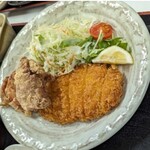 和ダイニング 庵 - とんかつ唐揚げ