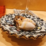 鮨鷹 - 牡蠣の含め煮＠仙鳳趾産  
