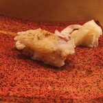 鮨鷹 - ホッキ貝＠根室産（塩＆一味）