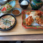 柊 - ヤンニョムチキン定食　1,200円