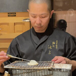 鮨処 池上 - タイラギ貝