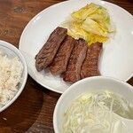 牛たん料理 閣 - 牛タン定食4枚