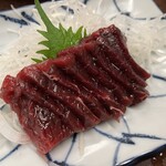 三ちゃん食堂 - 鯨の刺身