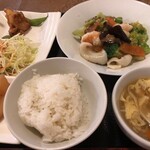 金蘭 - XO醤炒めの定食