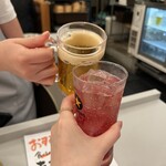 博多NIKONNE - 店員さんと乾杯！