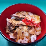 おふくろラーメン - 2024年2月　チャーシュー丼（セット）　350円