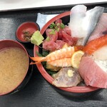 野口鮮魚店 - 海鮮ちらし(並)