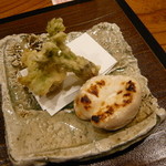 銀座おかもと - ３．ふぐ白子焼き　2014.1.2x