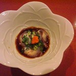 高鮨 - 大村湾の赤海鼠　自家製ポン酢がキリッとして海鼠の旨みを引き立てます