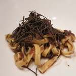 レストラン ラッセ - 26年1月　フィットチーネ　丹波のイノシシのラグー　黒トリュフの香り